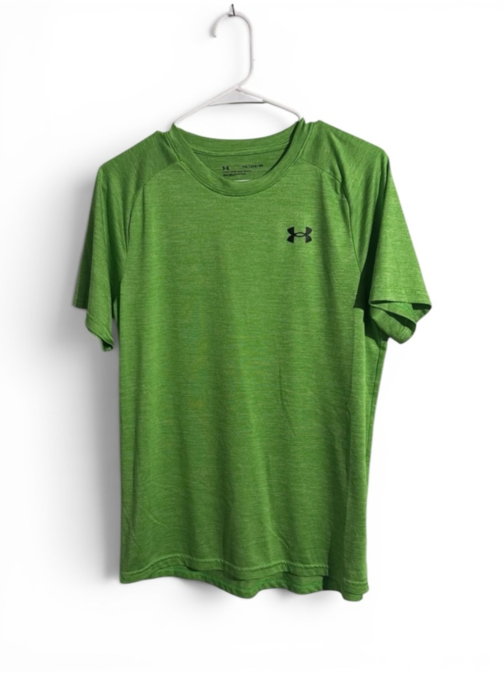 Under Armour Men's Short Sleeve Tech Tee in Heather Green